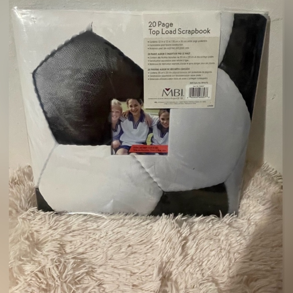 New in package soccer scrapbook